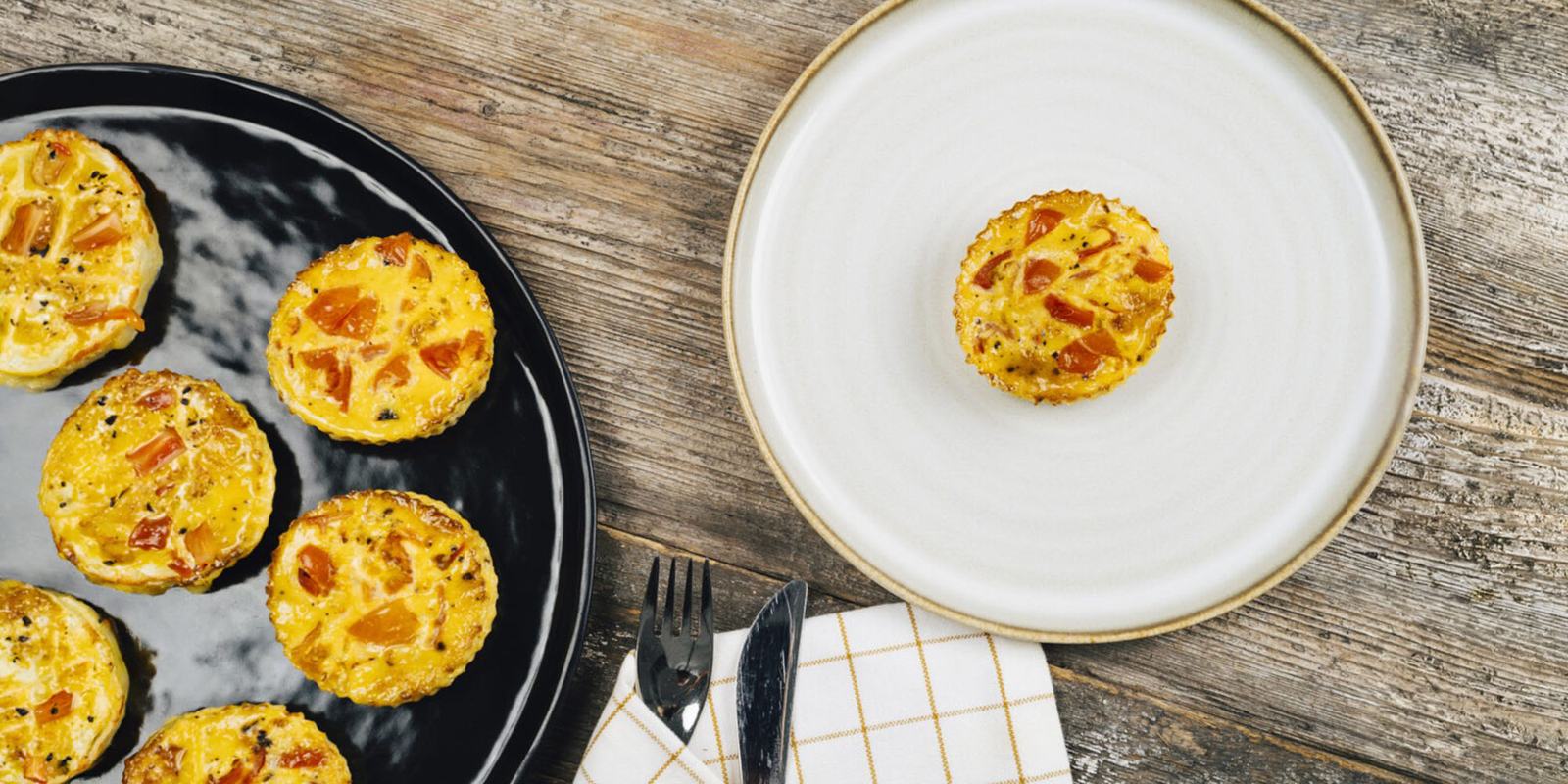 Leipäjuusto-munakasmuffinssit