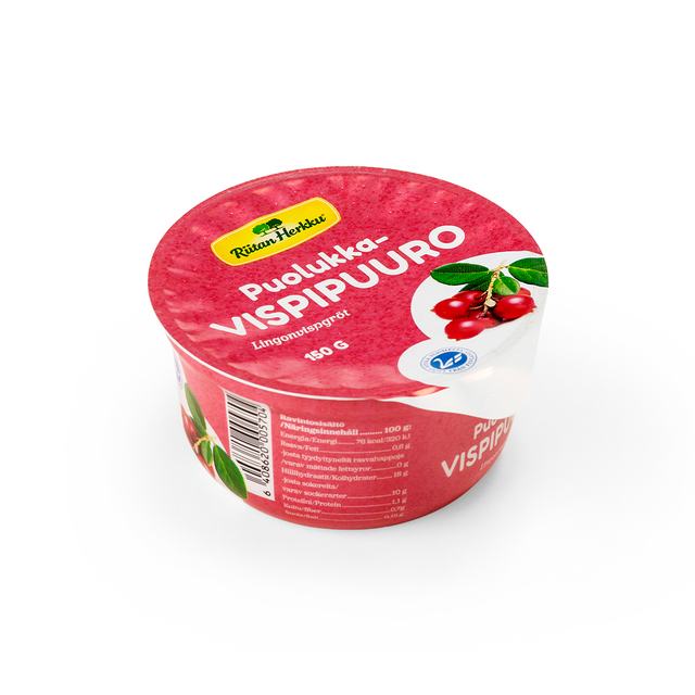 Puolukkavispipuuro